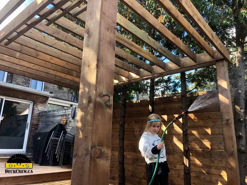 pergola on a deck toronto