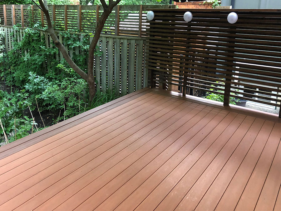 Brown PVC Decking