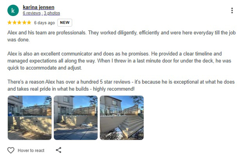 Composite Deck Review – Lakeview Mississauga Finished composite deck review image from Lakeview Mississauga