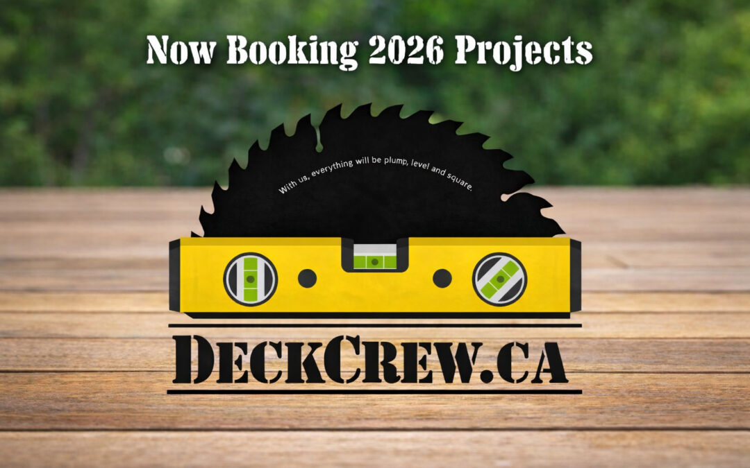 DeckCrew now booking custom deck projects for 2026 in Toronto